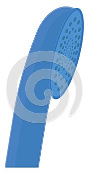 Blue shower head, icon
