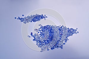 blue silica gel ,moisture adsorbing