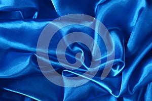 Blue silk background