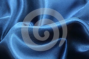 Blue silk background