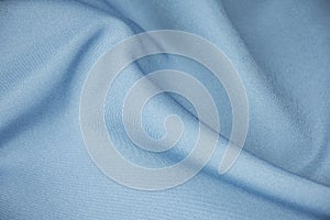 Blue silk fabric for background or texture