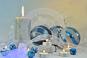 Blue and Silver Holiday