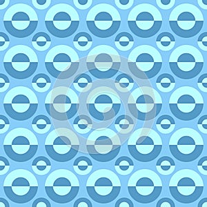 Simple repeating pattern - vector circle background illustration