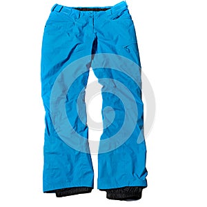 Blue ski pants