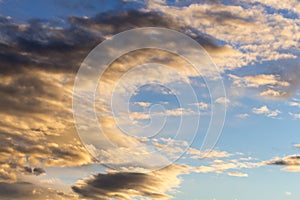 Blue skies and high cirrus clouds