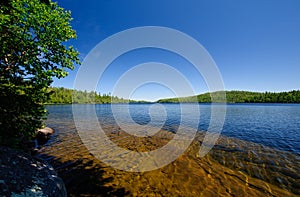 Blue skies over the North Woods