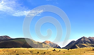 Blue Sky and Absaroka Mountains