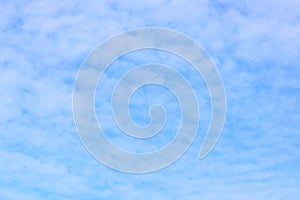 Beautiful blue sky with clouds