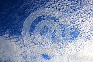 Blue sky background with cloudss.Nature abstract background.