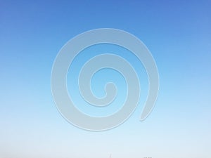 Blue sky background and empty space for your design, no cloud