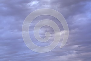 blue sky background with grey clouds. cloudy skies texture