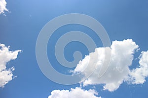 blue sky background with tiny clouds. The vast blue sky and clouds sky