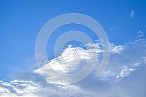 Blue sky background and White clouds. 018