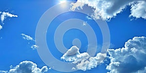 blue sky background with white clouds. international climate day. World Wind Day