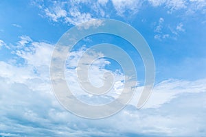 Blue sky background
