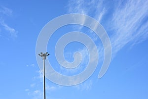 Blue Sky background with white clound