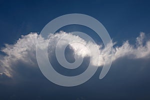 blue sky and beautiful clouds