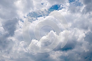 blue sky and beautiful clouds