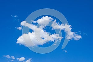 Blue sky with beautiful coulds view