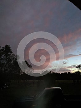 Blue sky beyond the horizon