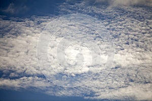 Blue sky and cirris clouds