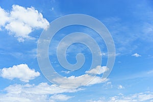 Blue sky with cloud