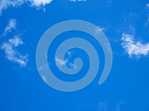 Blue sky, Cloud in Blue Sky, Close-Up