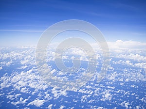 Blue sky with cloud nature background