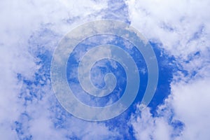 Blue sky and cloud nature sky background.