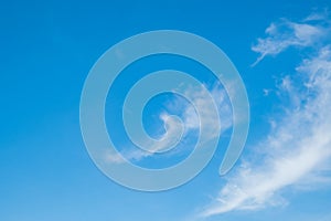 Blue sky and cloud  texture background