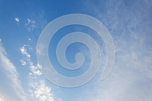 Blue sky and Cloud ,The vast blue sky and Cloud white at beautiful