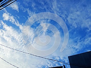 blue sky cloud white natur photo