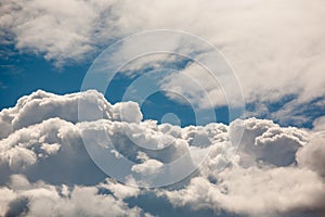 Blue sky with clouds