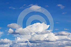 Blue sky and clouds