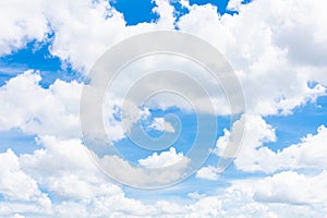 Blue sky with clouds background