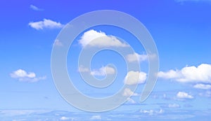 Blue sky with clouds