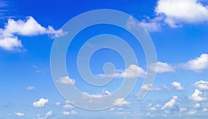 Blue sky with clouds