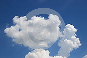 Blue sky with clouds