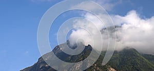 Blue Sky Clouds, Mountain Panoramic or Panorama