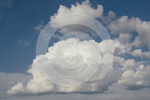 Blue sky with clouds