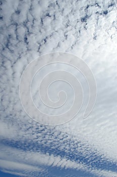 Blue sky with clouds texture