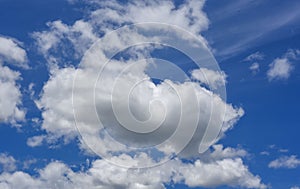 Blue sky with clound background