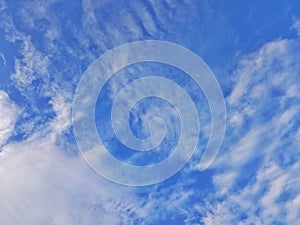 blue sky clounds nature abstract background photo