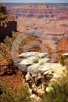 Blue Sky Day At The Grand Canyon Arizona