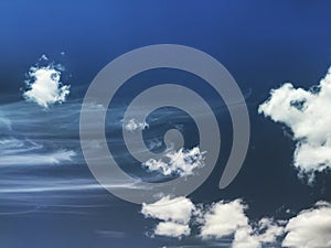 Blue sky with greatful clouds