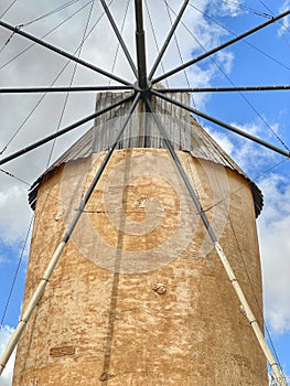 The clouds pass over the great mill photo