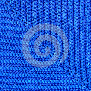 Blue sky knited square