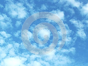 Sky with drops of cloud