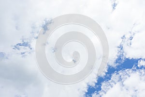 Blue sky in more cloud day, abstract background