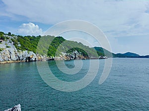 Blue Sky and Blue Ocean